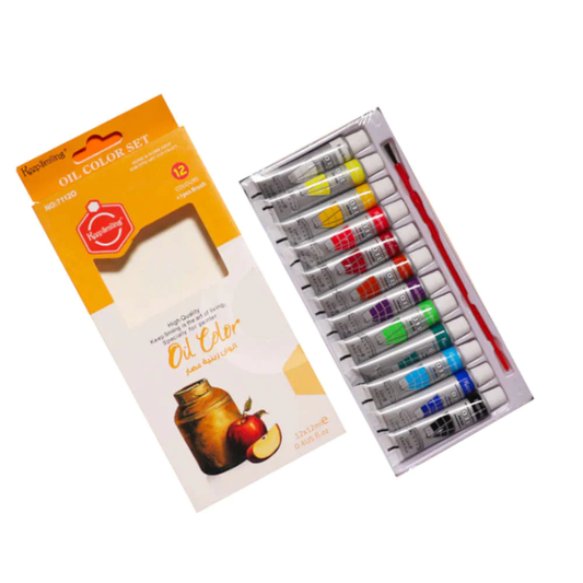Keep Smiling Oil Colors Set Of 12