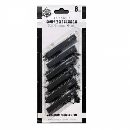 Keep Smiling-Compressed Charcoal Sticks Grande