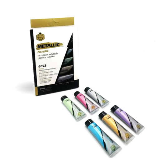Keep Smiling Metallic Acrylic 6 Colors