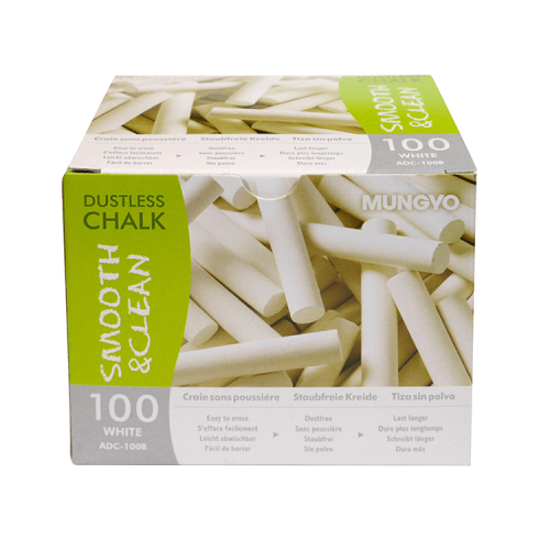 Mungyo White Dustless Chalk