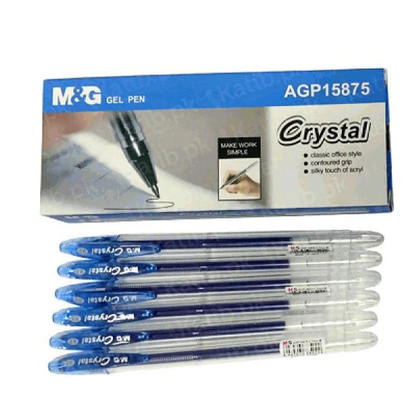 M&G Gel Pen Crystal 15875 Pack Of 10