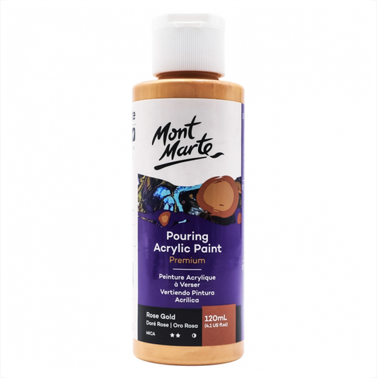 Mont Marte Metallic Pouring Acrylic 120ml.