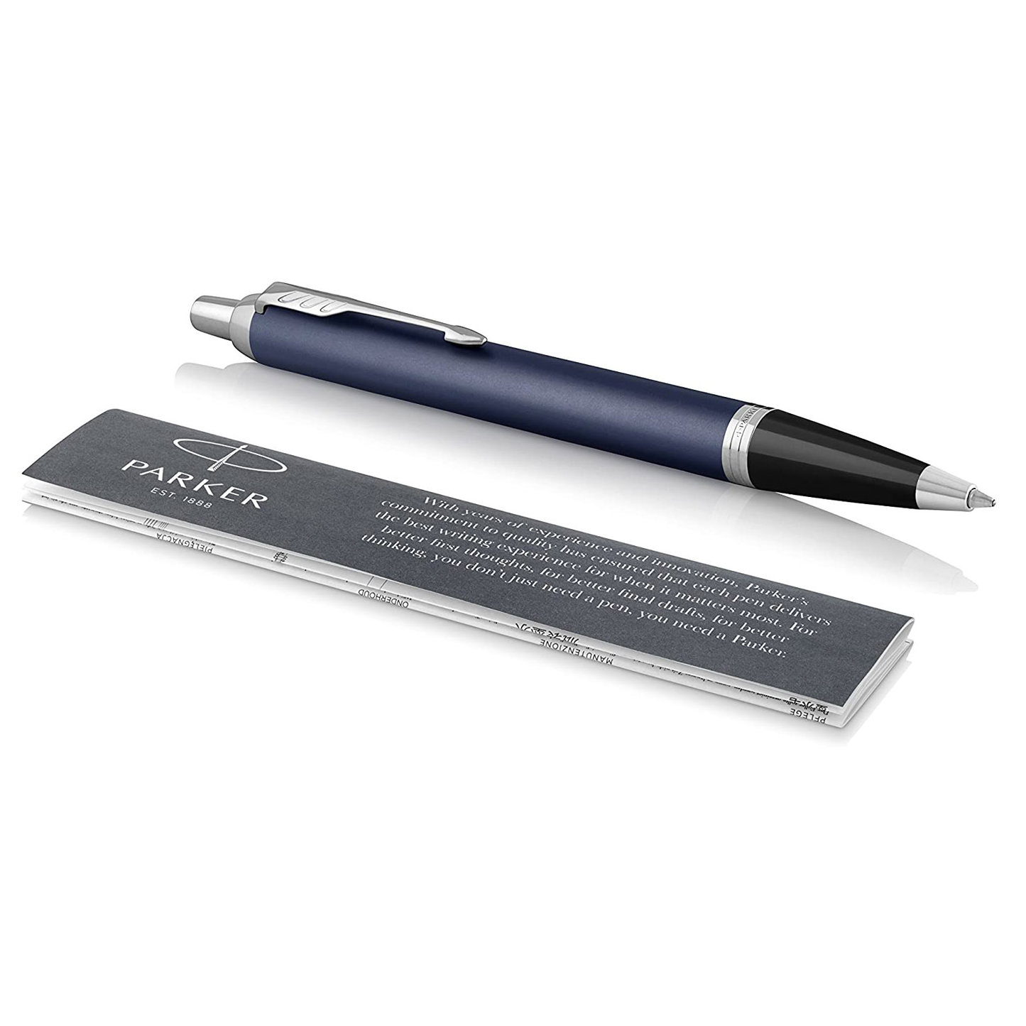 Parker IM Matte Blue Ballpoint Pen