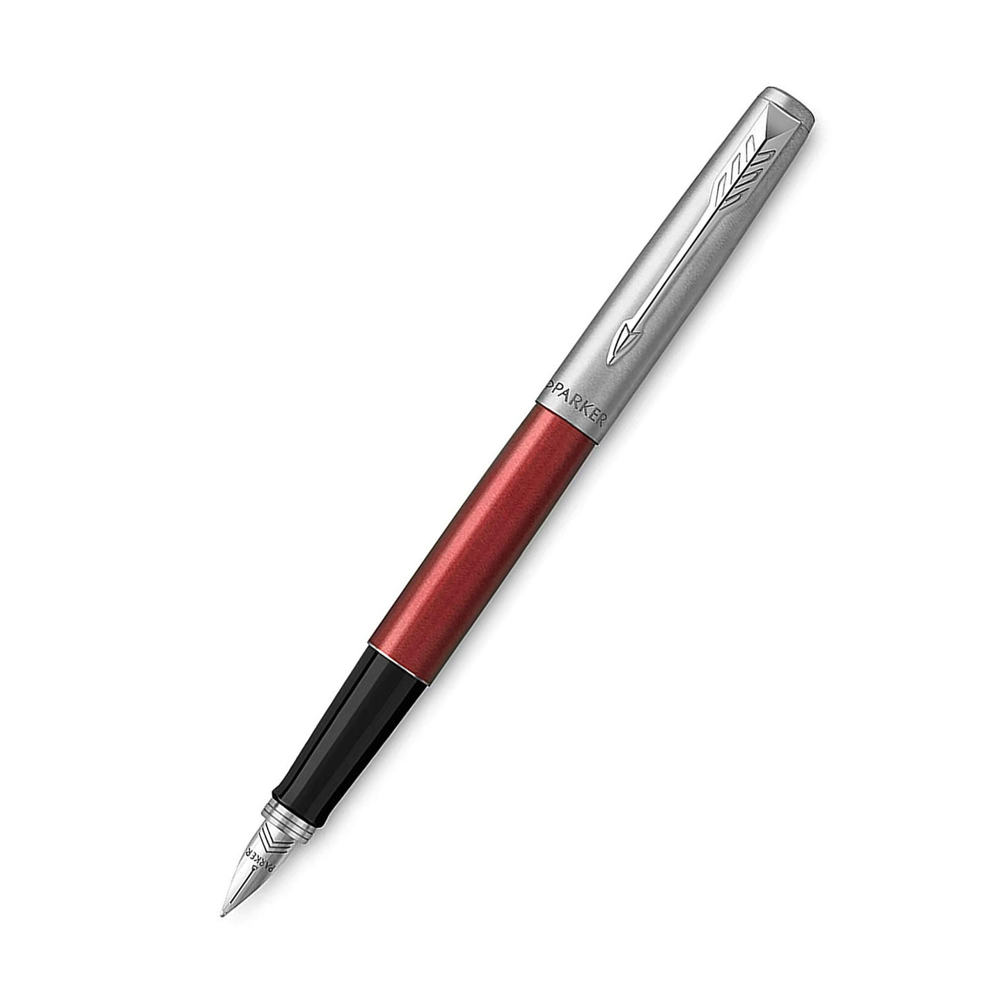 Parker Jotter Core Kensington Red Chrome Trim Fountain Pen