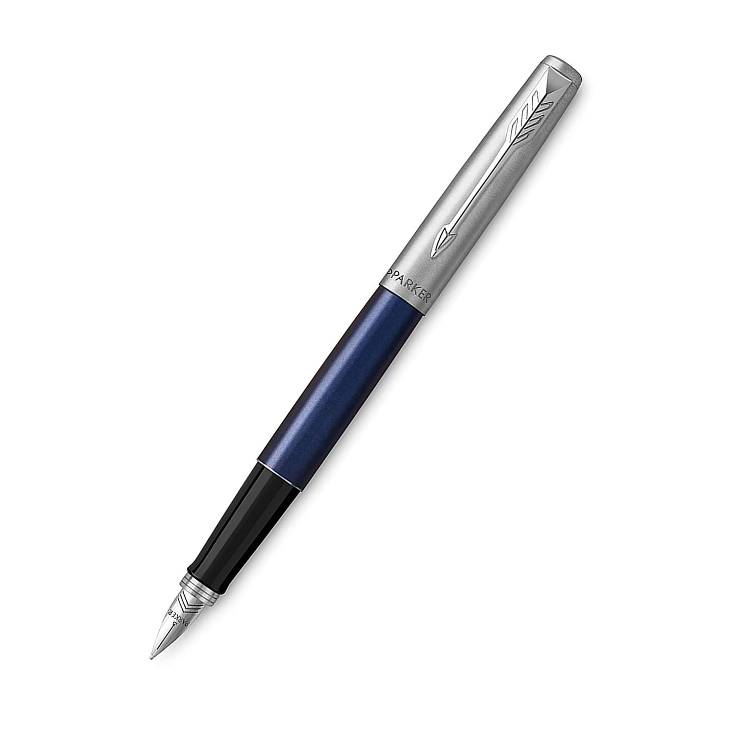 Parker Jotter Core Royal Blue Chrome Trim Fountain Pen