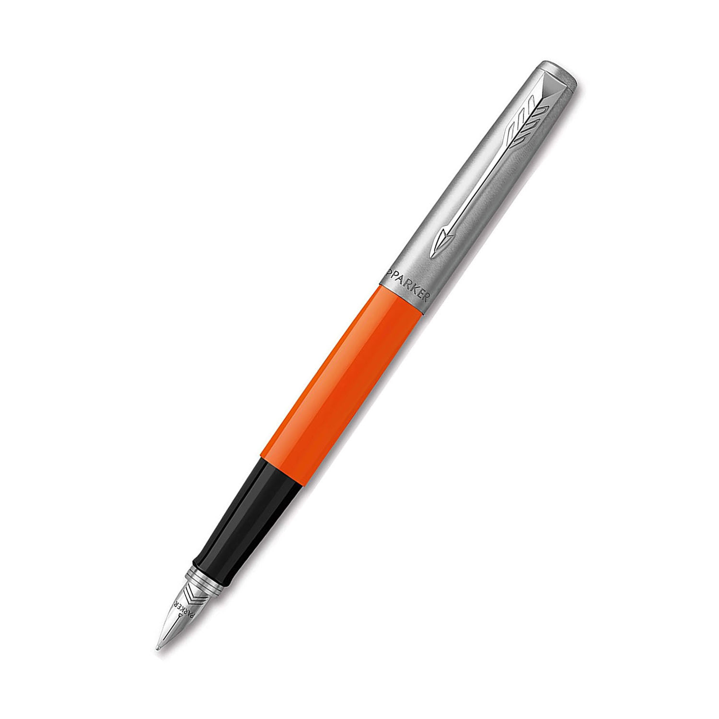 Parker Jotter Originals Plastic Body with Chrome Trim Fountain Pen retro orange
