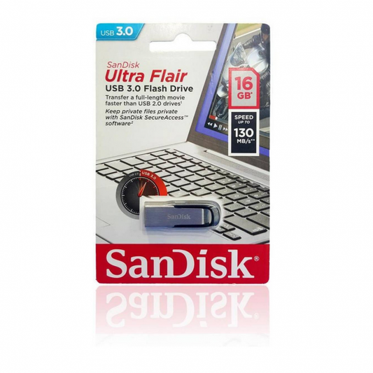 Sandisk Ultra Flair Usb 3.0 Flash Drive – 16Gb