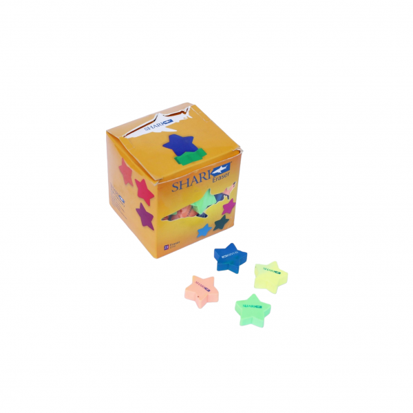 Shark Eraser E-772 Star (Pack Of 72 Pcs)