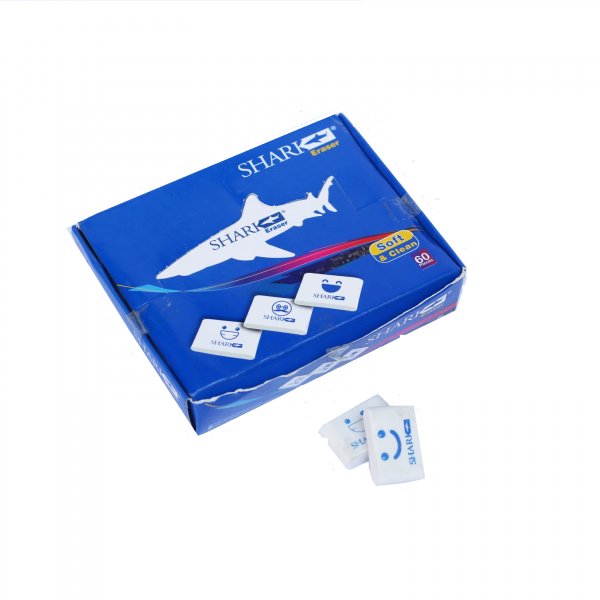 Shark Eraser E560 Pack of 60 Pcs