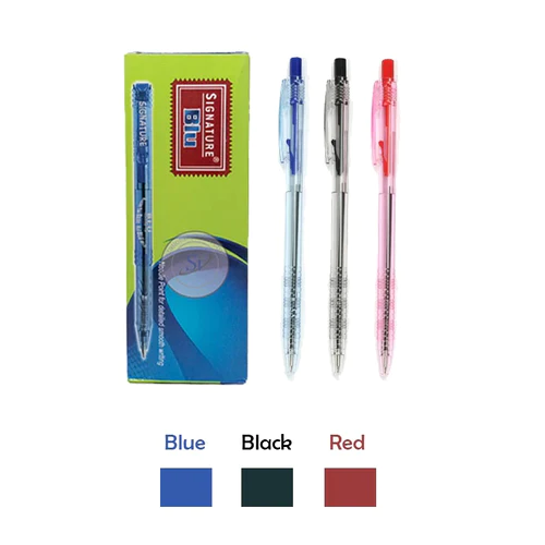 Signature Ball Pen Blu Pack Of 10.