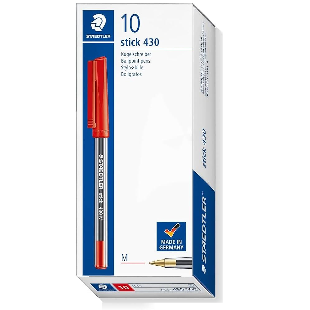 Staedtler Ball Pen 430 Pack Of 10 Pcs