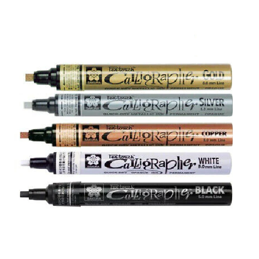 Sakura Calligraphy Marker-Thick 5.0mm