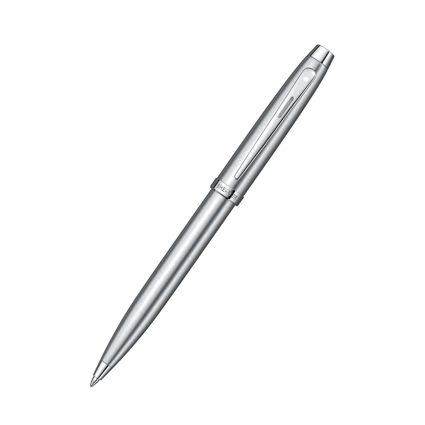 Sheaffer 100 Brushed Chrome Ballpoint Pen
