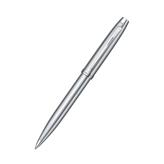 Sheaffer 100 Brushed Chrome Ballpoint Pen