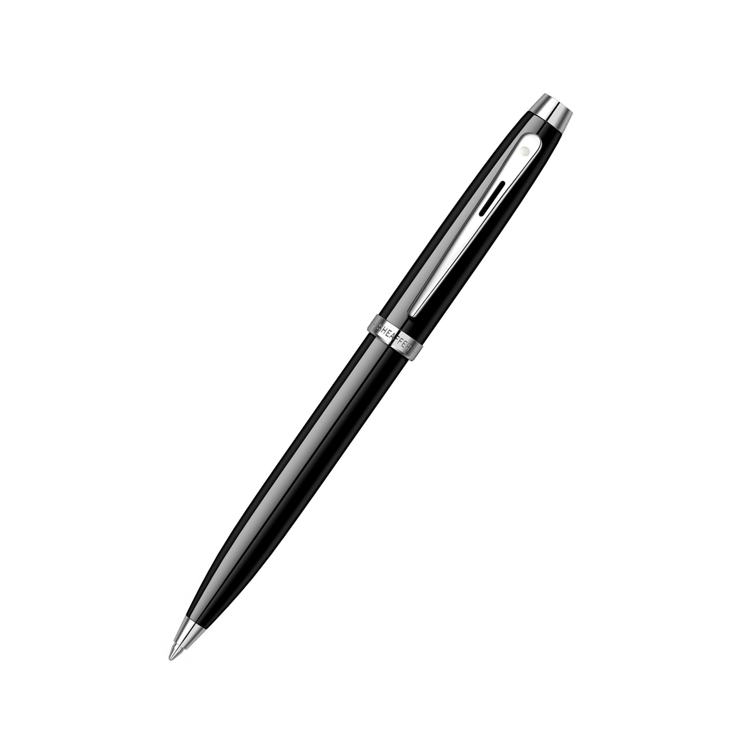 Sheaffer 100 Glossy Black Lacquer Ballpoint Pen