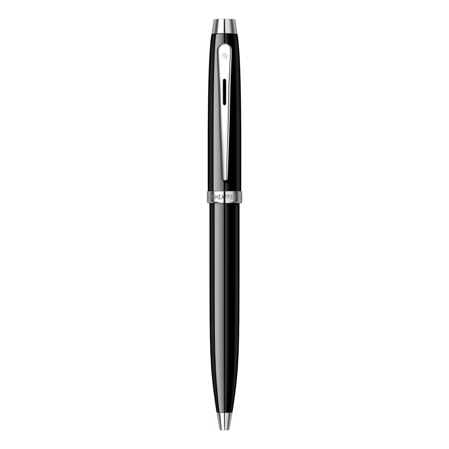 Sheaffer 100 Glossy Black Lacquer Ballpoint Pen