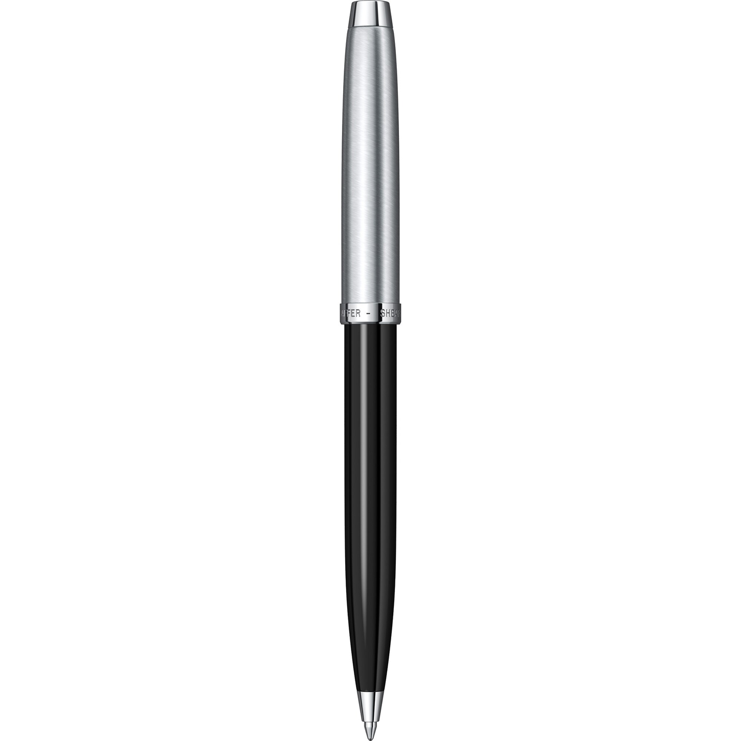 Sheaffer 100 Glossy Black Lacquer Barrel Ballpoint Pen