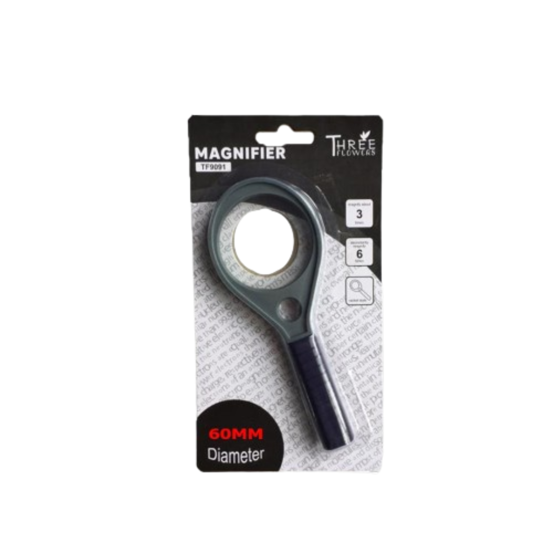 Three Flower Magnifier Glass