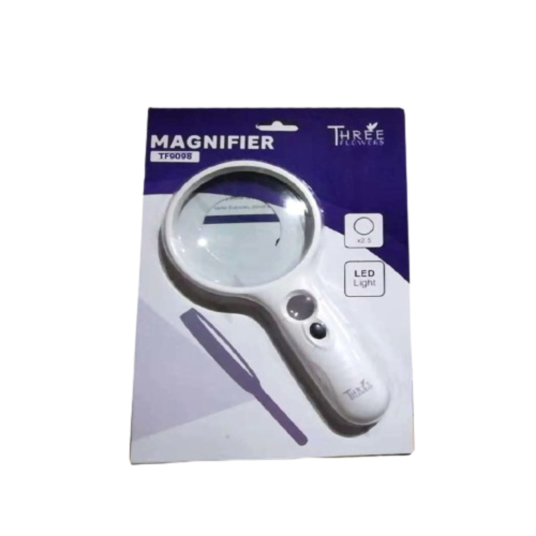 Three Flower Magnifier Glass