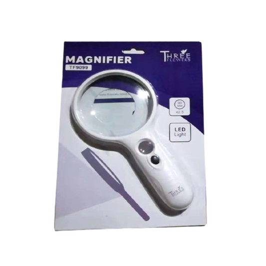 Three Flower Magnifier Glass