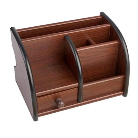 Wooden Desk Organizer With Drawer 5018