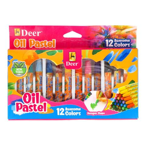Deer Oil Pastel 12 Color.