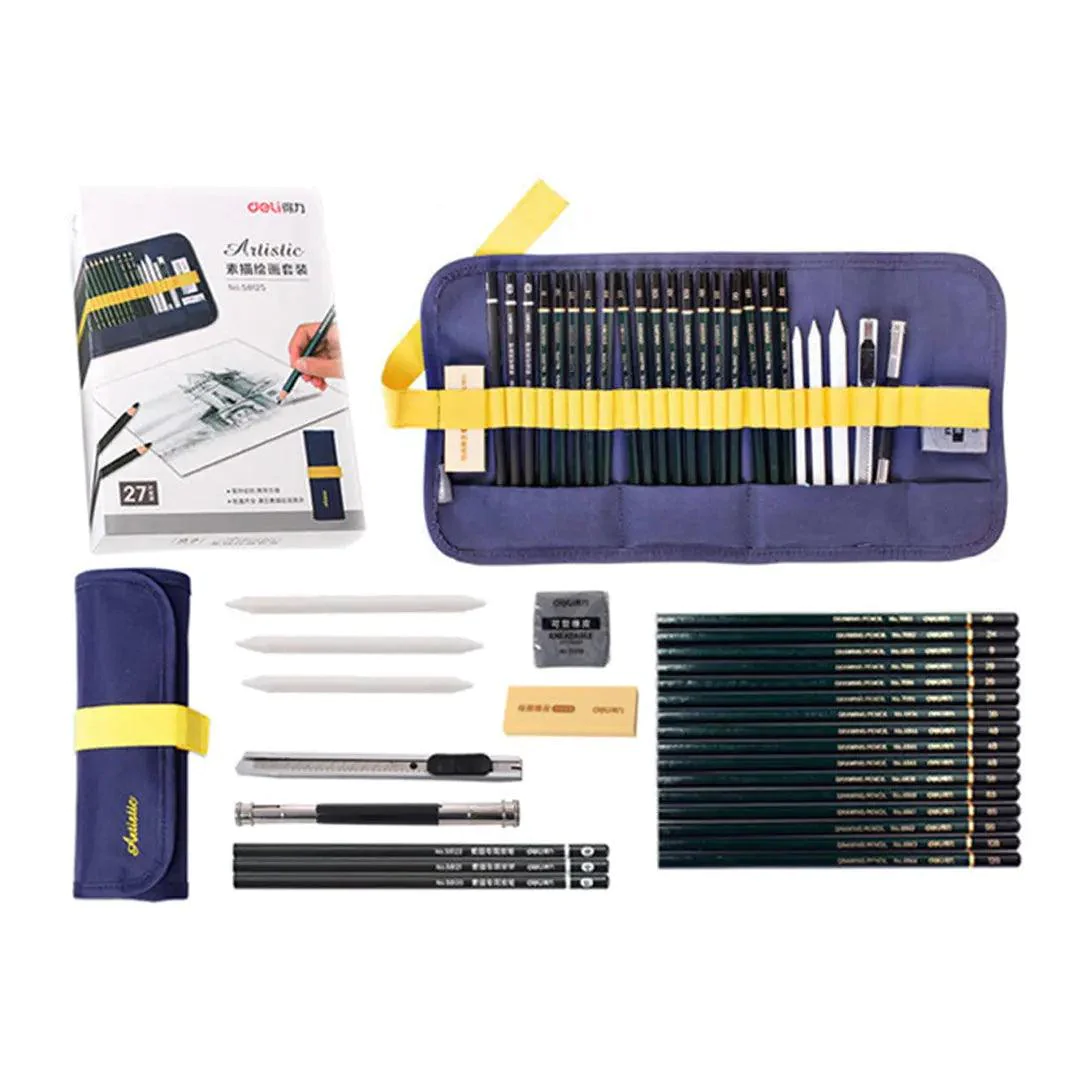 Deli Drawing Set 27 Pcs 58125