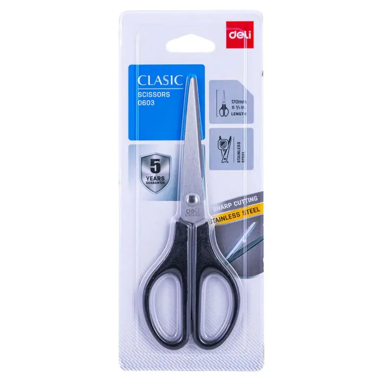 Deli Stainless Steel Scissor 0603