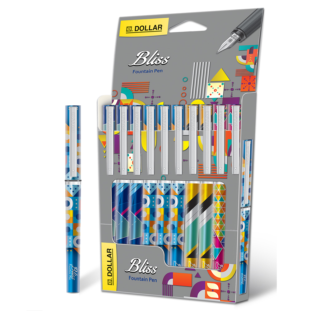 Dollar Fountain Pen Bliss Pack Of 10.