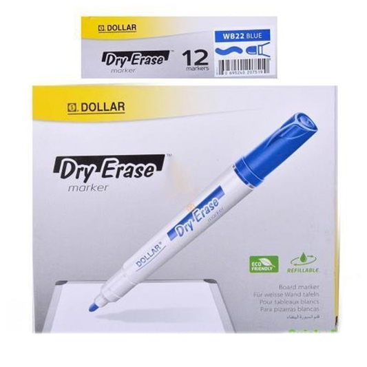 Dollar Marker Dry Erase Pack Of 12.