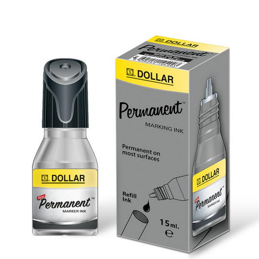 Dollar Permanent Marker Ink 15m Pack Of 4