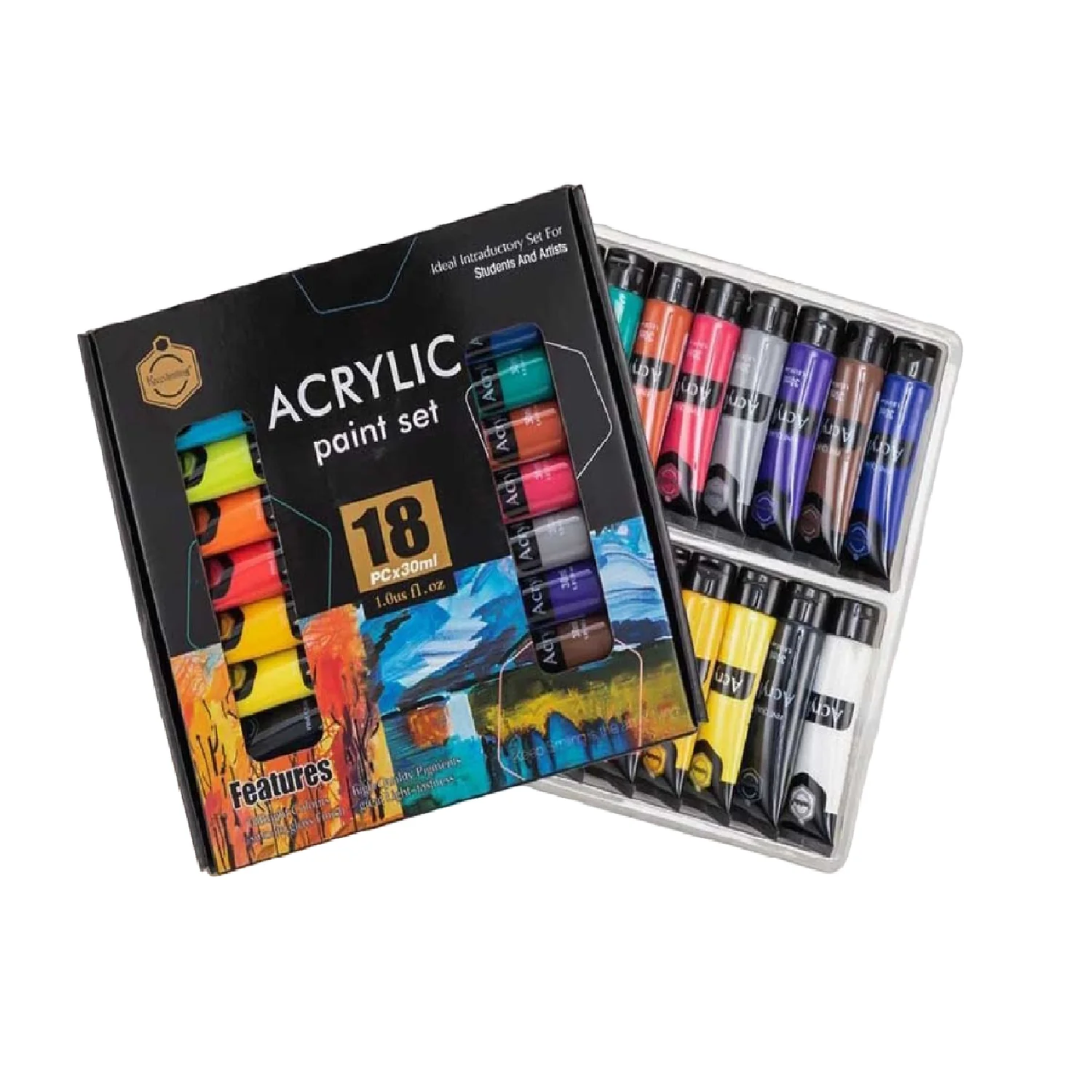 Keep Smiling Acrylic Paint Set 30ml.