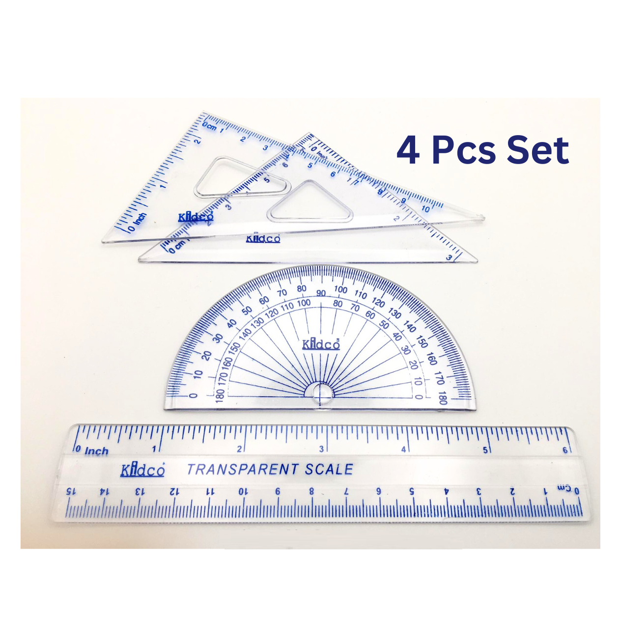 Kidco Geometry Set 4 Pcs Pouch