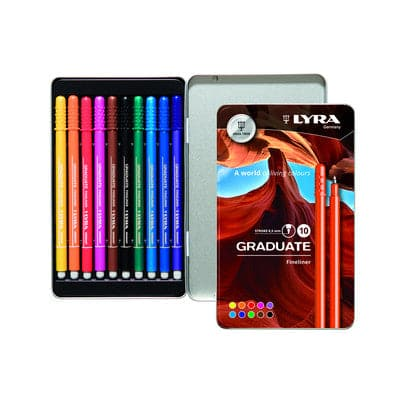 Lyra Graduate Fineliner Clrs.