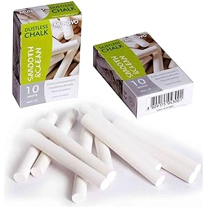 Mungyo White Dustless Chalk