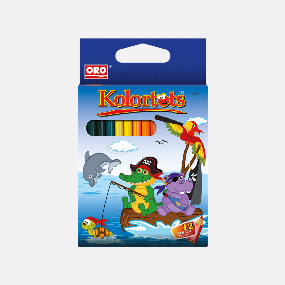 Oro Color Pencil 12Pcs No 101 (Half) Set Of 2