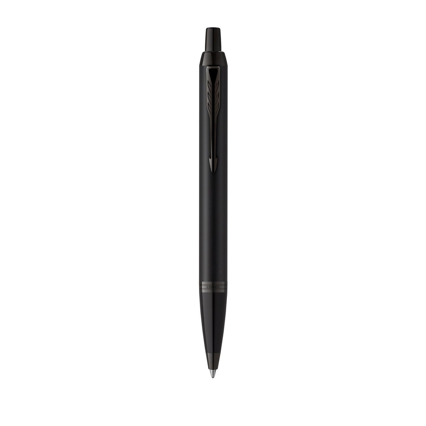 Parker IM Mono Chrome Matt Black, Black Tip Ball Point