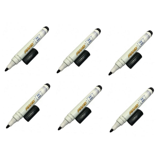Piano White Board Marker 70-Round 6 Pcs