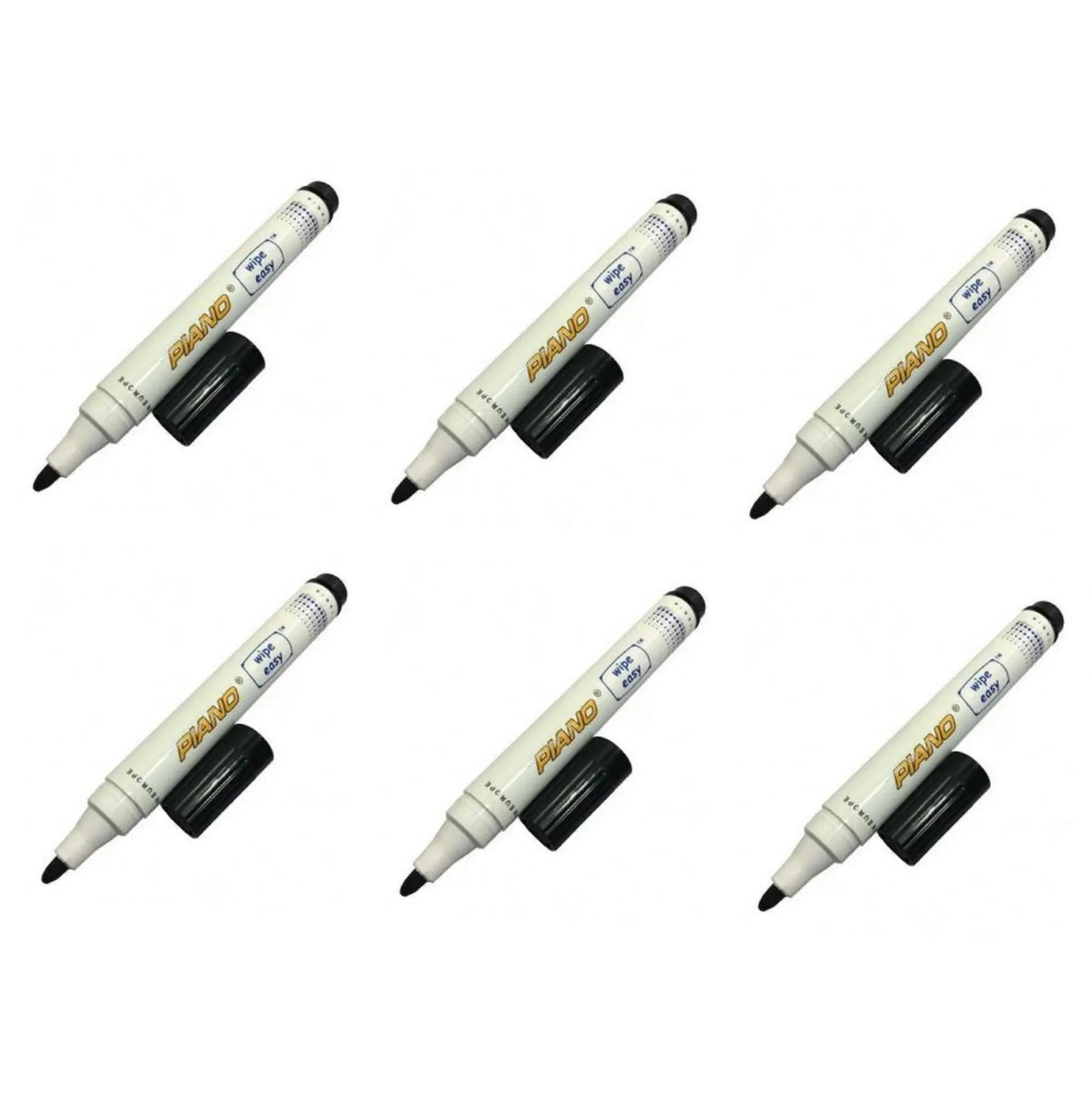 Piano White Board Marker 70-Round 6 Pcs