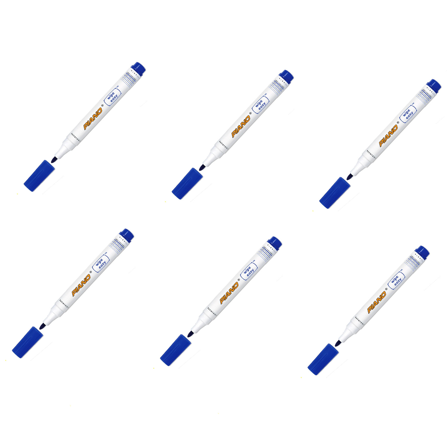 Piano White Board Marker 70-Round 6 Pcs