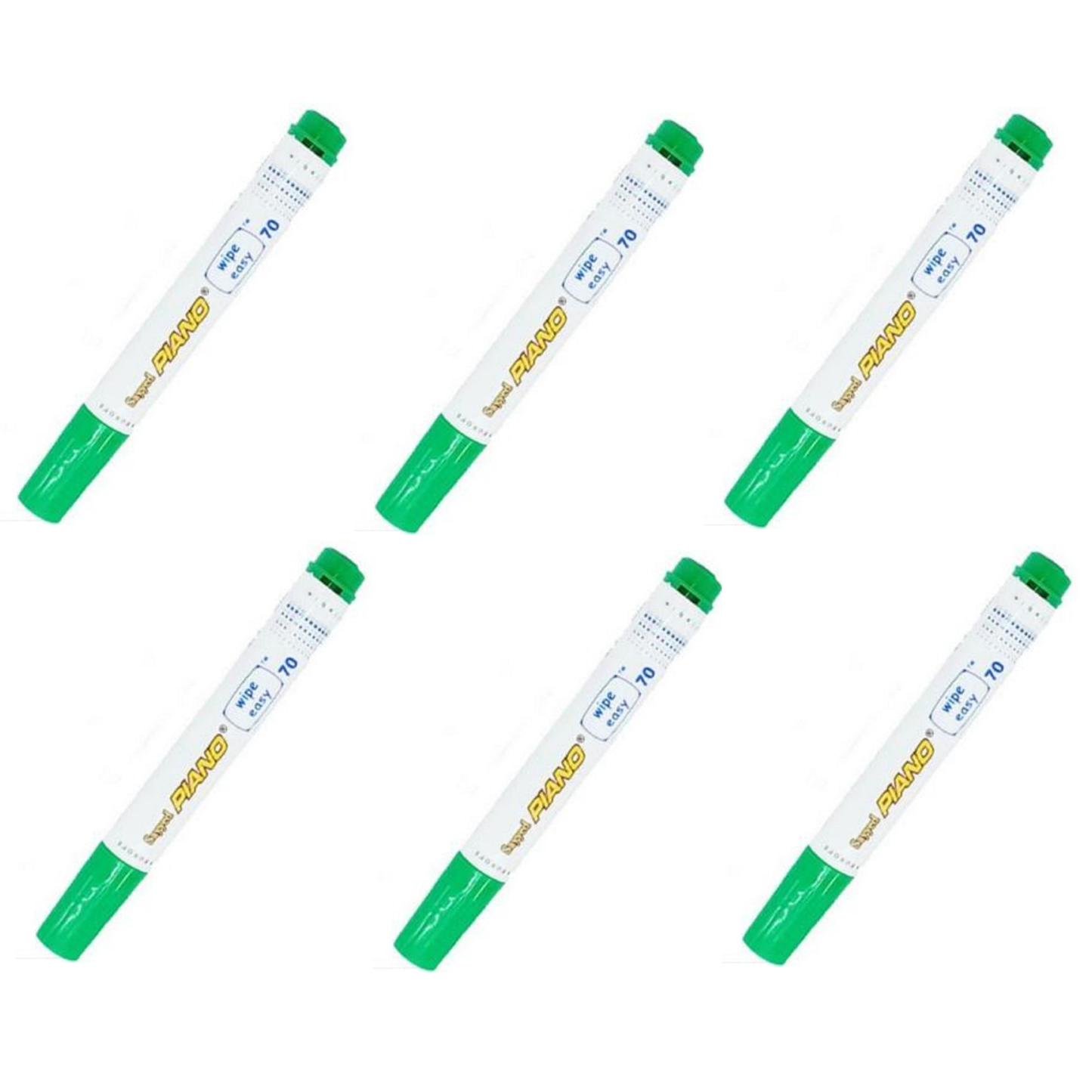 Piano White Board Marker 70-Round 6 Pcs