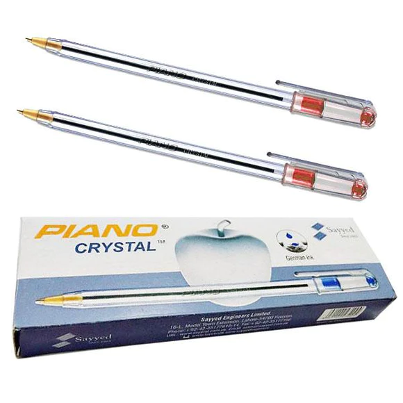 Piano Crystal Ball Point Pack Of 10