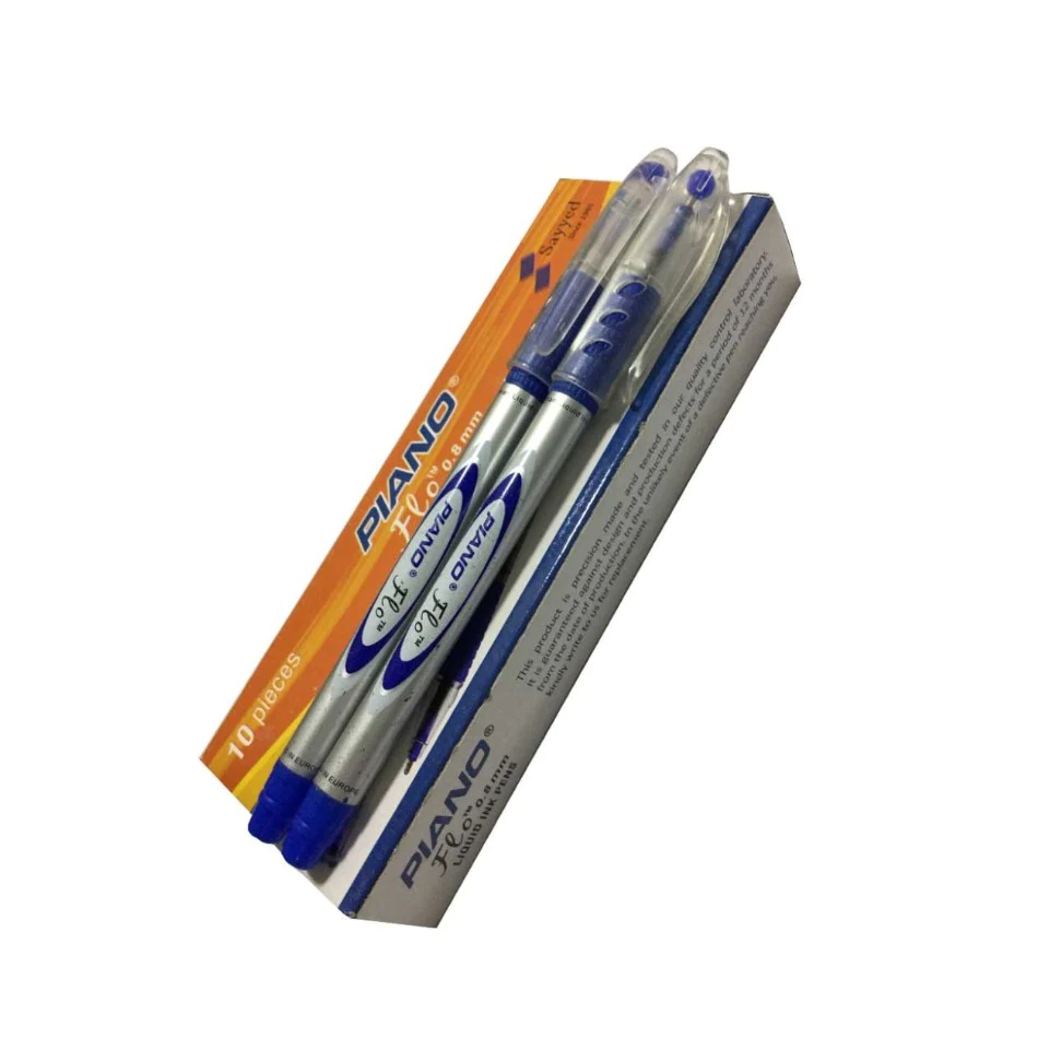 Piano Flo Gel Pen Blue Pack Of 10