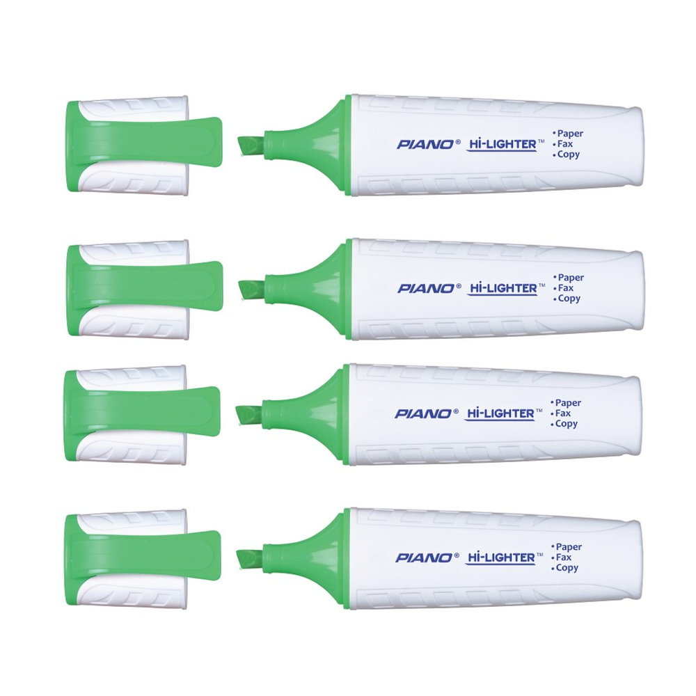 Piano Highlighter White Body Pack Of 4 Pcs