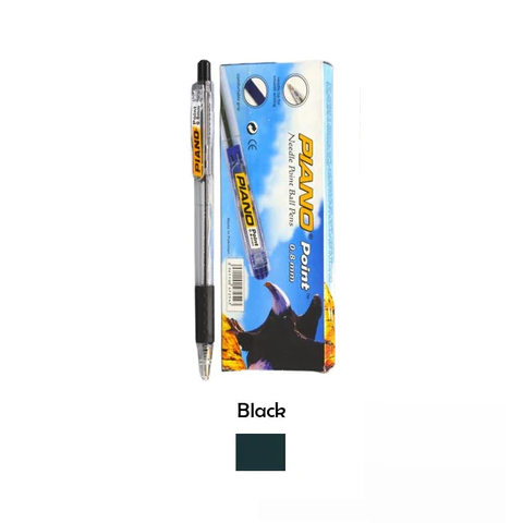 Piano Point Ball Pen 0.8mm Pack Of 10.