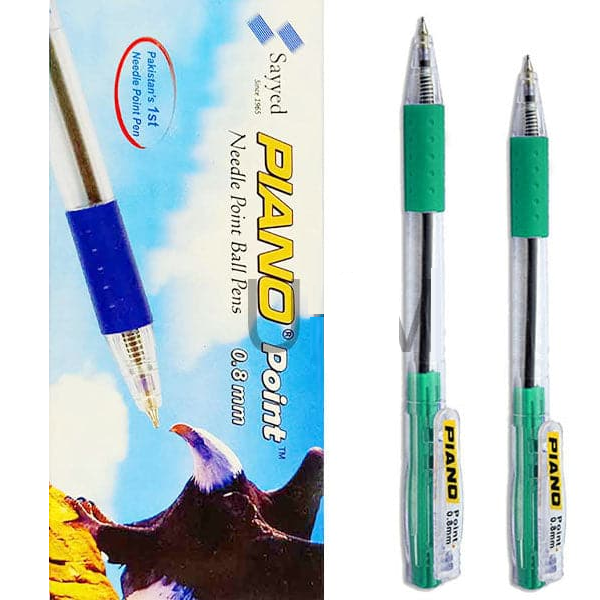 Piano Point Ball Pen 0.8mm Pack Of 10.