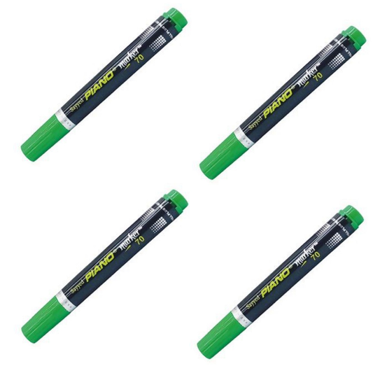 Piano Permanent Marker 70-Round 4 Pcs.