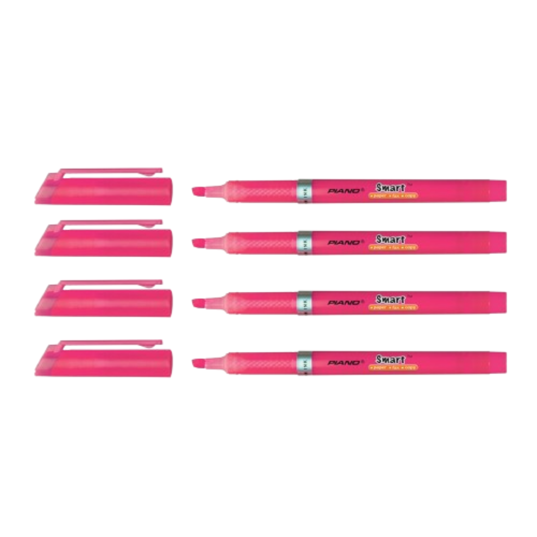 Piano Smart Highlighter Pack Of 4 Pcs