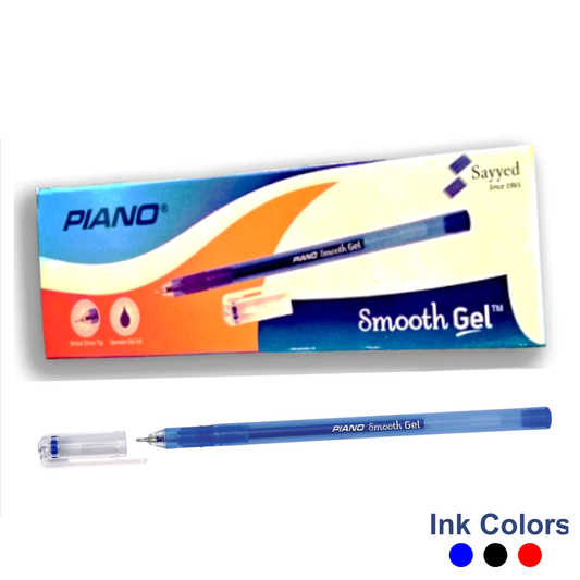 Piano Smooth Gel Pack Of 10