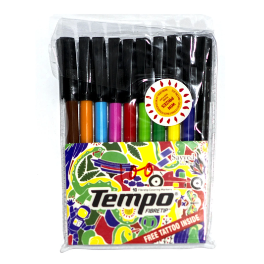 Piano Tempo Color Marker Set Of 10